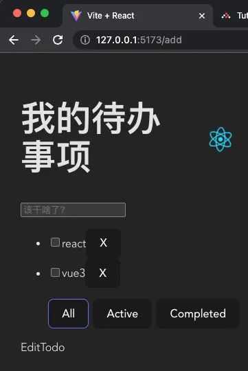 React